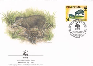 Warty Pig WWF Philippines FDC #1 1997 (141395)  - Picture 1 of 1