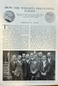 1910 How the Wright brothers Discovered Flight illustrated - Picture 1 of 8