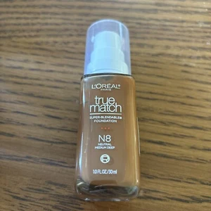 N8 Neutral Medium Deep L'Oreal True Match Super-Blendable Foundation 1.0 FL. OZ. - Picture 1 of 2