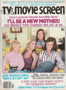TV & Movie Screen March 1976 CLORIS LEACHMAN-MICHAEL LANDON-ROBERT BLAKE-M NOURI - Foto 1 di 2