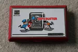 NINTENDO SAFEBUSTER GAME & WATCH JB-63 1988 SPARES REPAIR - Picture 1 of 7