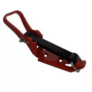 Verschlusslager Spatenhalter Schaufelhalter Axthalter Feuerwehr RAL3000 Dm 40 mm - Bild 1 von 3