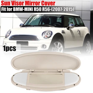 Beige Replacement For BMW Mini R55-R61 2007-2014 sun visor vanity mirror cover - Picture 1 of 9