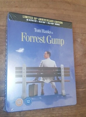 Forrest Gump Steelbook Limited Edition [12] 4K UHD  30th Anniversary Edition - Image 1 of 4