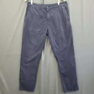 Carhartt Pants WIP Work In Progress Mens 33 x 32 Blue Chino Johnson Pant - Picture 1 of 13