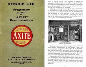 Kynoch 1905 neuer rauchfreier Axit Gun Powder Katalog - Bild 1 von 1