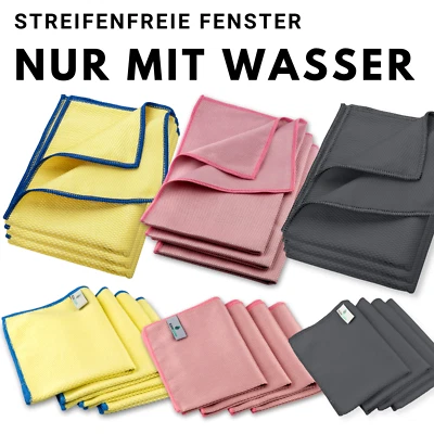 Mikrofaser Fenstertücher streifenfrei fusselfrei - Bild 1 von 4