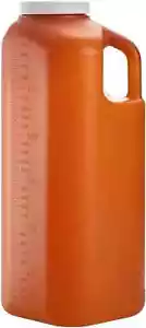 Großes Urinal für Männer mit auslaufsicherem Schraubverschlussdeckel (3000 ml oder 101 Unzen)(Bernsteinfarben - Bild 1 von 3