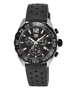 New Tag Heuer Formula 1 Quartz Chronograph Black Men's Watch CAZ1010.FT8024