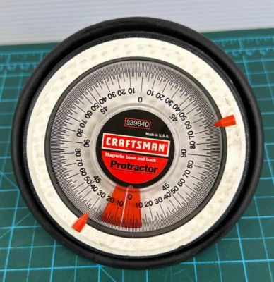 Calculadora de paso de ángulo Craftsman Protractor 939840 solo sin base magnética Foto 1 de 4
