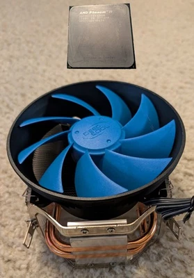 AMD Phenom II X6 1090T AM3 CPU Black Edition HDT90ZFBK6DGR and Heatsink & Fan - Image 1 of 4