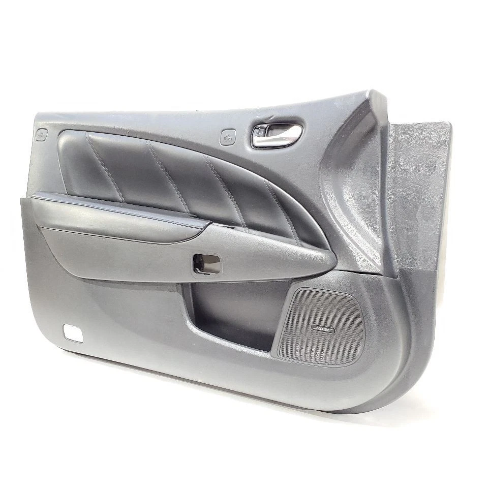 2014 Nissan Murano Cross Cabriolet OEM Front Left Black Door Trim Panel - Image 1 of 4