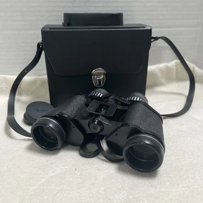 Vintage Sears Binoculars 7x-15x 35mm Model 583 Wide Angle Discoverer Zoom + Case - Image 1 of 4