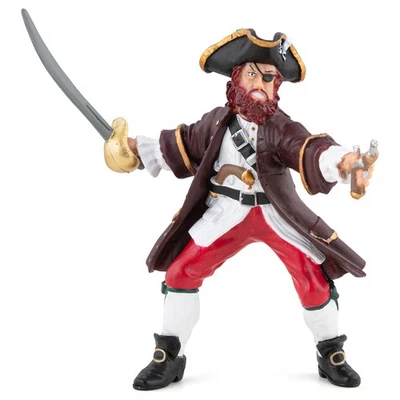 Juguete coleccionable PAPO Barbarroja Roja para niños de 3+ años  Foto 1 de 4