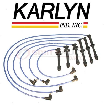 Karlyn Spark Plug Wire Set for 1991-1995 Dodge Dakota 2.5L L4 - Ignition qf Foto 1 de 4
