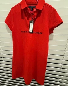 Brand New Tommy Hilfiger Chinese Red S/P Girls Dress Shirt - Picture 1 of 4