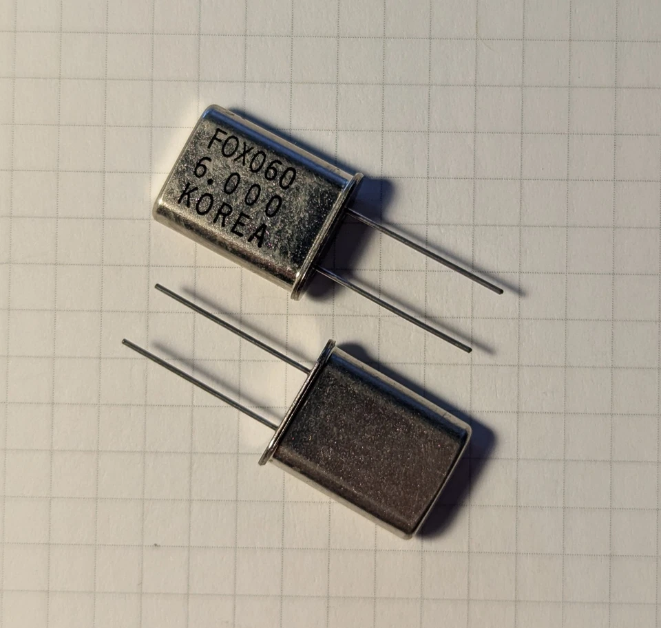 10pcs Fox Electronics FOX060 6.000 MHz Crystal Oscillator HC-49/U Korea NOS - Image 1 of 1