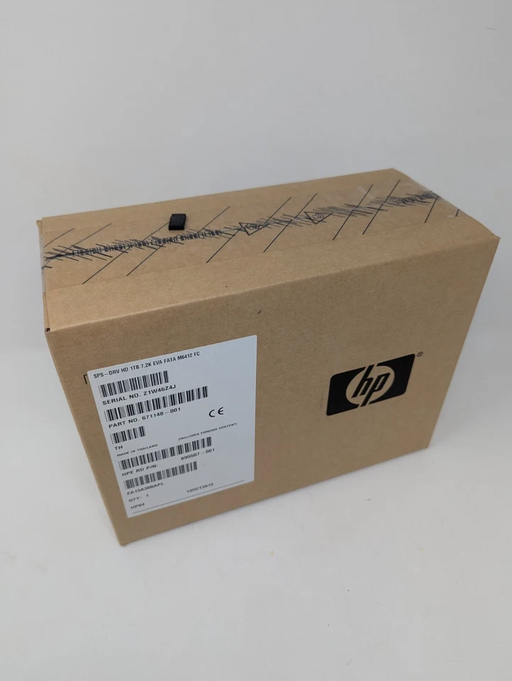 HP 671148-001 Server HDD Hard Drive 1TB 7.2K EVA M6412 ENC FATA System- NEW - Image 1 of 4