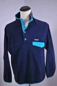 Patagonia Snap-T Pullover Jacket Navy Blue Men's Large L - Picture 1 of 4