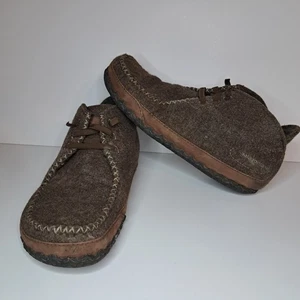 PATAGONIA Hombres Larry Alpaca Marrón Lana Chukka Botas Talla 10.5 Usado en Excelente Condición Zapato - Imagen 1 de 15