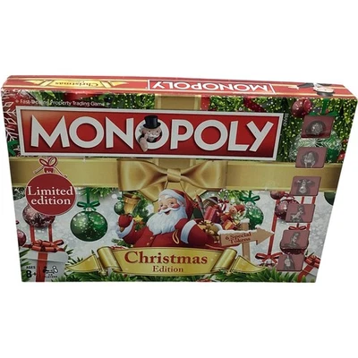 MONOPOLY Christmas Edition Limited Edition Board Game Festive Family Fun SE - Image 1 of 4
