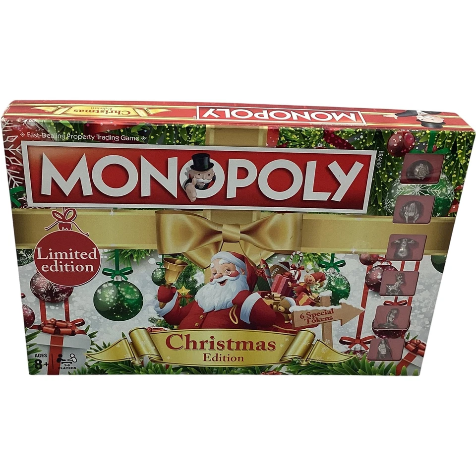 MONOPOLY Christmas Edition Limited Edition Board Game Festive Family Fun SE - Image 1 of 4