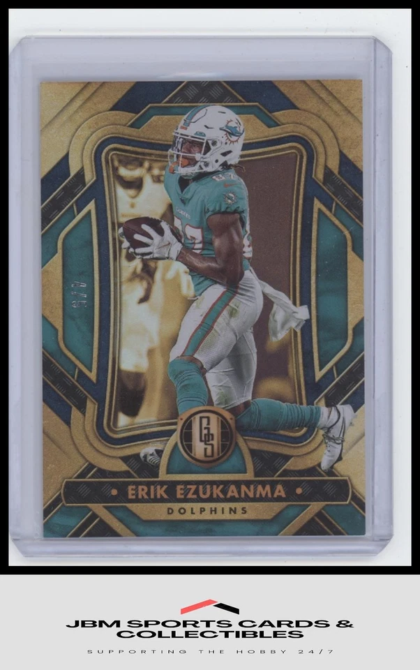 2023 Panini Gold Standard #80 Erik Ezukanma Sapphire #/5 - Image 1 of 2