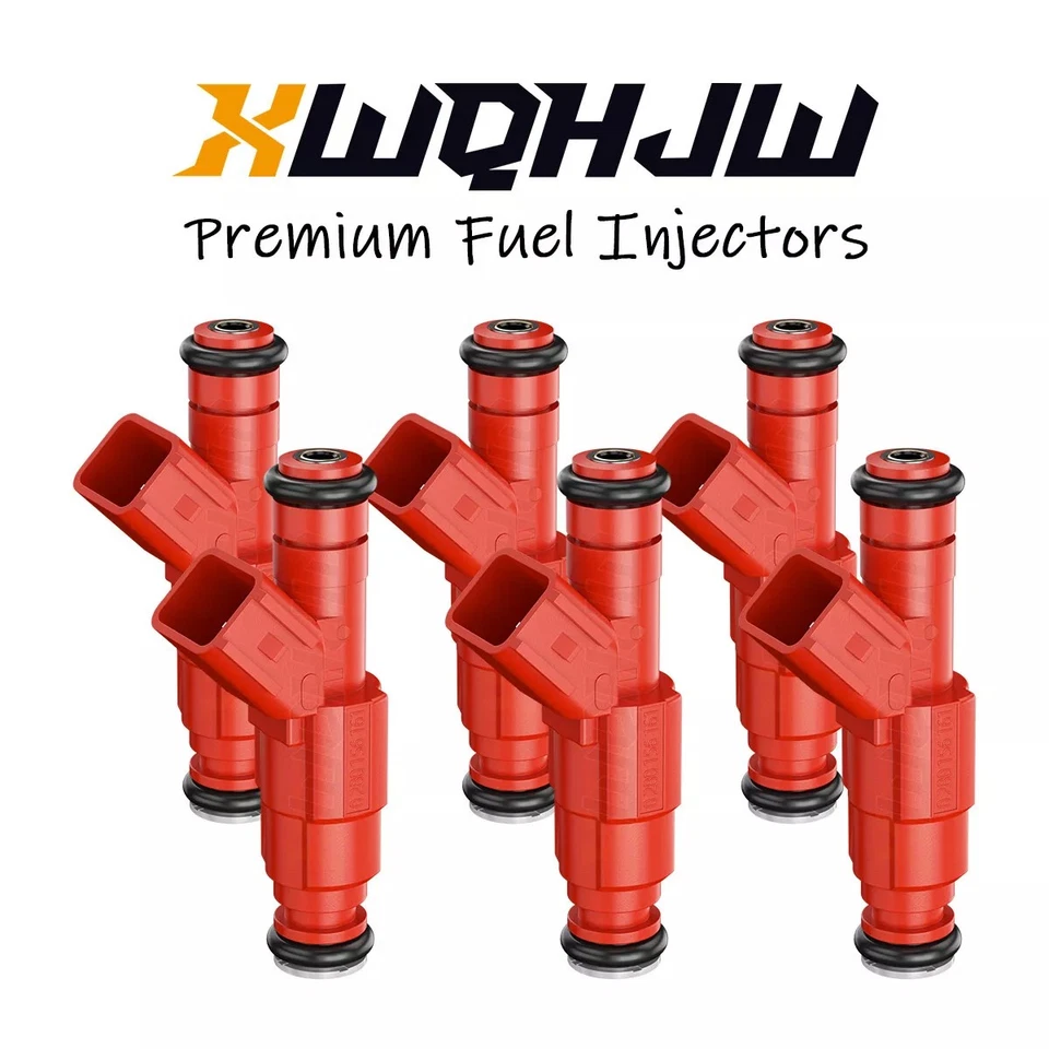 6X Inyector de combustible genuino actualización 12 orificios para Jeep Liberty 2002-2003 3,7 L Foto 1 de 4