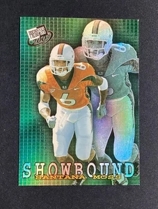 Press Pass Showbound Santana Moss 2001 #SB8 novato radiocontrol Miami Hurricanes - Imagen 1 de 2