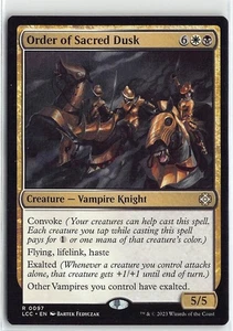 MTG Commander: The Lost Caverns of Ixalan Order of Sacred Dusk Non Foil Rare #97 - Picture 1 of 2