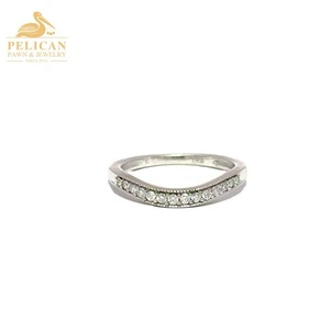 DAMEN 10K WEISSGOLD DIAMANT EHERING (al kp) (PDS036071) - Bild 1 von 8