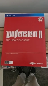 PLAYSTATION 4 WOLFENSTEIN II THE NEW COLOSSUS-COLLECTORS EDITION PS4 PAL - Picture 1 of 4