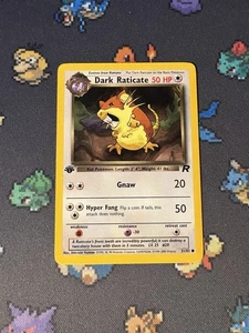 Pokémon Cards Dark Raticate 51/82 Team Rocket FIRST EDITION - (NM) - Picture 1 of 6