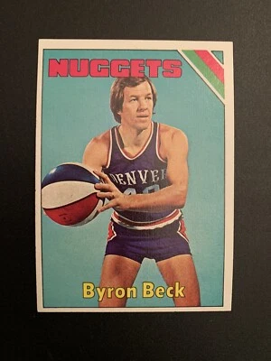 1975-76 Topps 258 Byron Beck Nuggets - Image 1 of 2