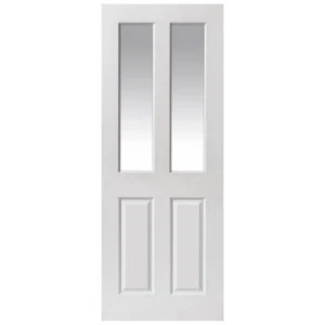 4 Panel Internal Door 2L Top Glazing Hollow Core - Different Glazing  + Delivery - Picture 1 of 4