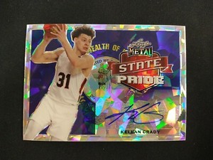 2021-22 Leaf Metal Kellan Grady  Crystals State Pride Auto RC DENVER NUGGETS 