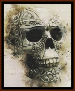 SPIRIT SKULL Kreuzstichmuster (punto cruz) {cé - Bild 1 von 5