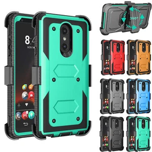 Für LG Stylo 5 Plus X V stoßfeste Clip Holster Ständer Hülle Cover + Hartglas - Bild 1 von 45