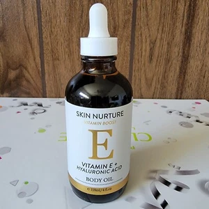 Skin Nurture Vitamin E Boost + Hyaluronic Acid Body Oil 4 fl oz - Picture 1 of 2