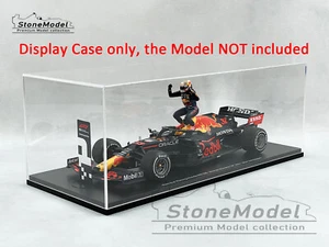Display Case for Red Bull F1 RB16B Max Verstappen Monaco 2021 1:18 Spark Figure - Picture 1 of 3