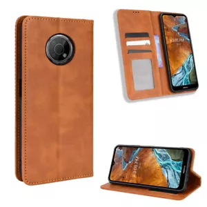 For Nokia G300 Case PU Leather Shockproof Magnetic Wallet Card Slots Flip Cover - Picture 1 of 12