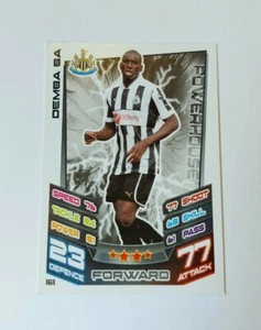Match Attax Premier League 2012/13 Demba Ba Newcastle United No 161 Base Card - Picture 1 of 2