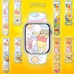 Pooh Design Strap for Apple Watch All Series iWatch 49 46 45 44 42 41 40 38mm - Picture 1 of 16
