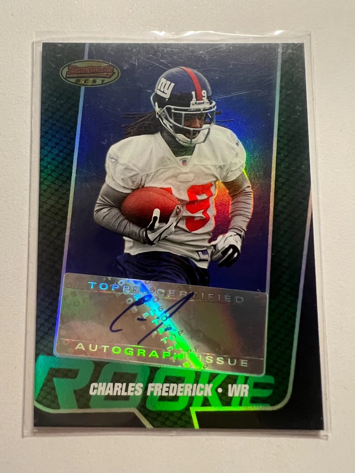 K15,187 - 2005 Bowman's Best Green #157 Charles Frederick Auto #/599 - Image 1 of 1