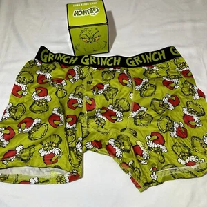 Dr. Seuss The Grinch Boxer Brief Underwear Men’s Size XL New in Box! - Picture 1 of 4