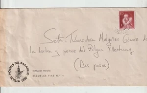 España Sobre Circulado Noches del Baratillo Sevilla año 1950 (GV-874) - Imagen 1 de 1