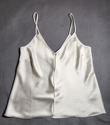 Top de mujer H&M beige mediano cuello en V correas de espagueti sin mangas Foto 1 de 4