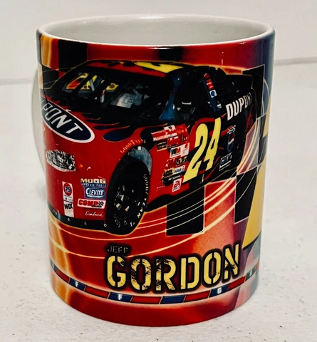 Nascar #24 Jeff Gordon Racing Coffee Cup Mug Ceramic JG Motorsports Hendrick Cover
