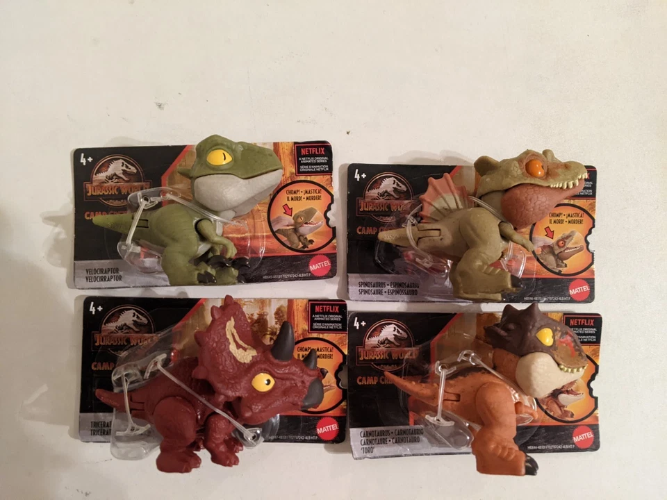 Jurassic World Camp Cretaceous Snap Squad Spinosaurus Velociraptor FAST SHIPPING - Image 1 of 1