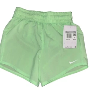 New Nike Girls' Dri-FIT One High-Waisted Woven Training Shorts Green Size XS - Picture 1 of 1